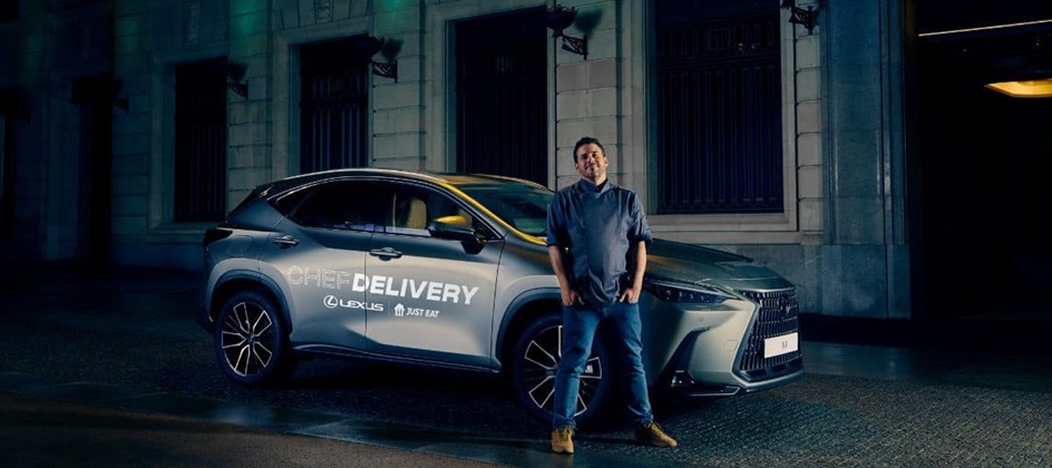 Lexus partners with Just Eat for 'chef delivery' campaign to elevate home dining experience in Spain